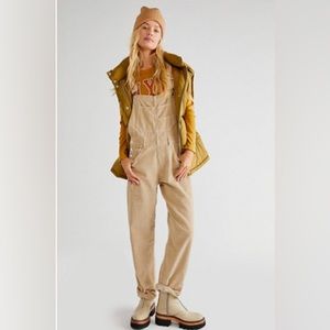 Free People Ziggy Cord Overalls